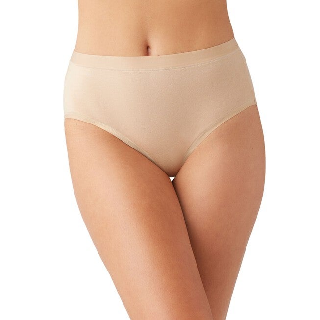 Understated Cotton Brief, White / White, alternate image number 1