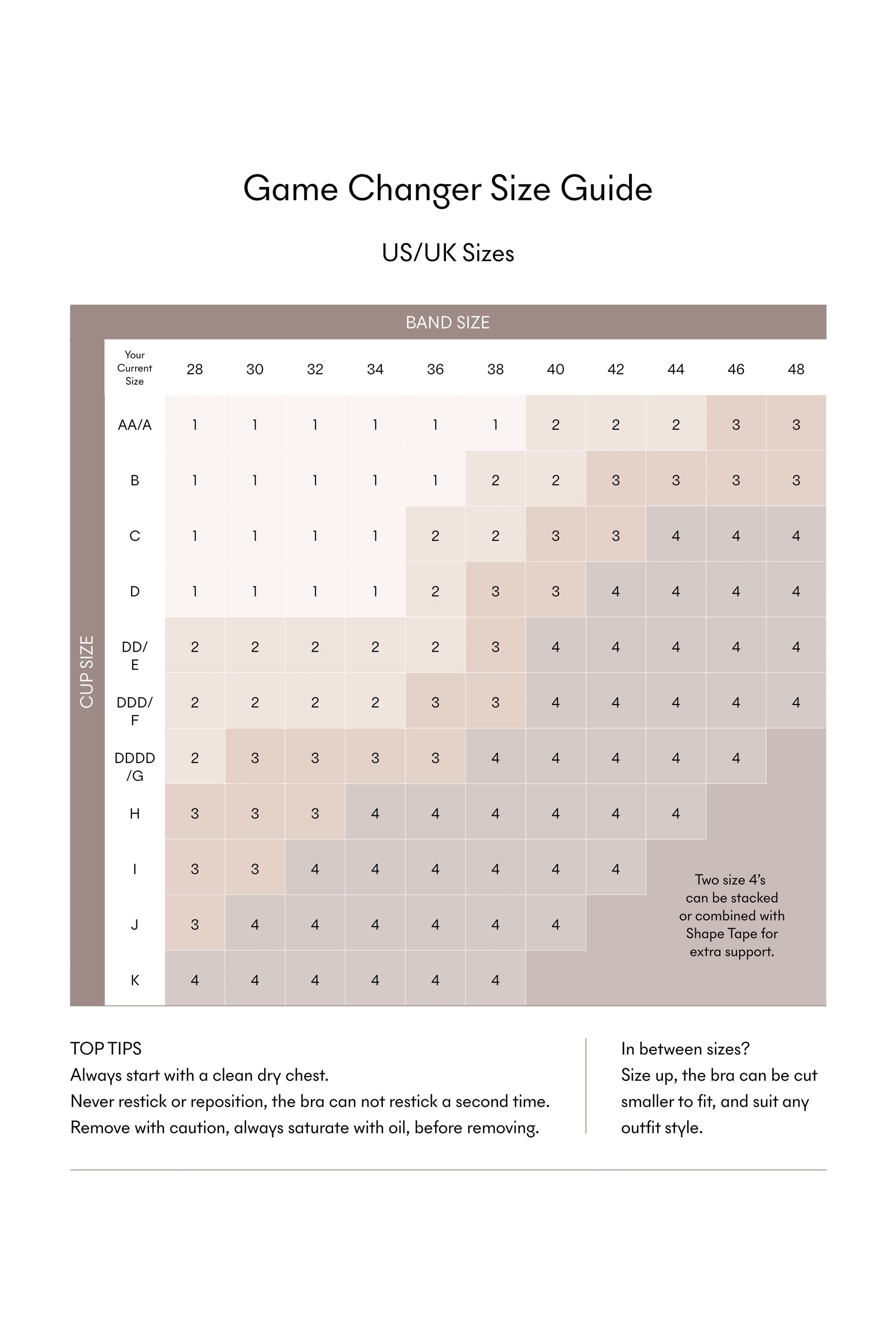 Game Changer Lift & Shape Adhesive Bra (4-pack), No 5 Soft Tan / Tan, alternate image number 3