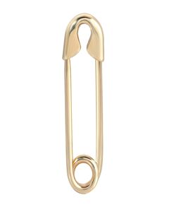 14K Gold Safety Pin Earring Gold