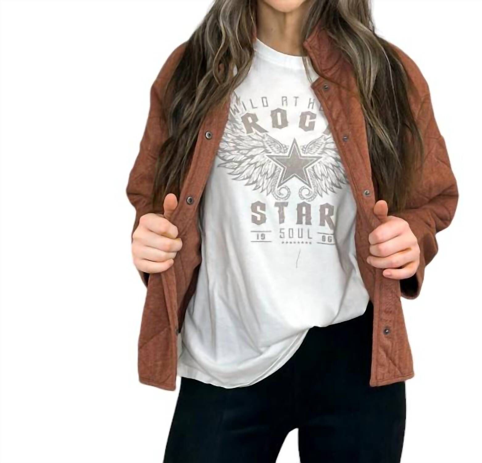 MAYA QUILTED JACKET, Whiskey / Brown, alternate image number 2