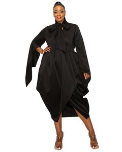 TINA TULIP HEM POCKET DRESS