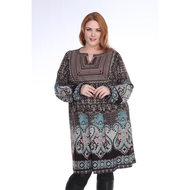 Phebe Embroidered Sweater Dress, , alternate image number null