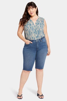 BIKE CAPRI RAW CUT HEMS