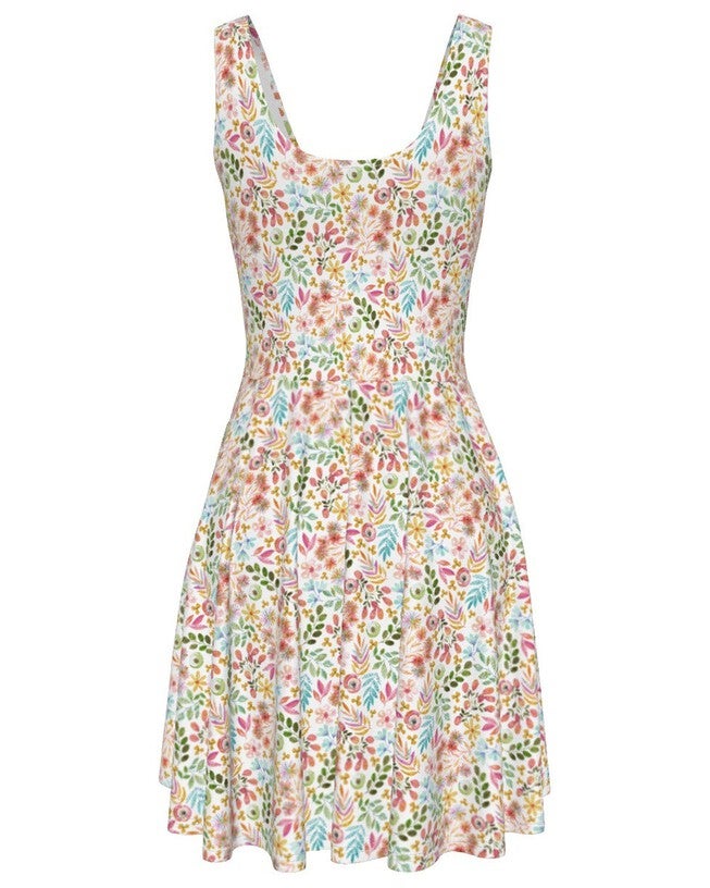 Garden Gala Floral Scoop Neck Tank Dress, , alternate image number null