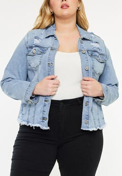 Loren Denim Jacket (Plus Size)