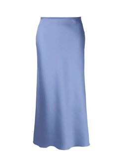 Eudora Easy Satin Maxi Bias Skirt