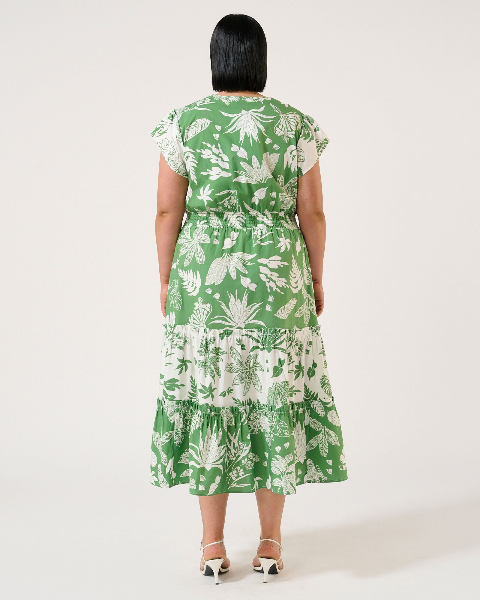 Amazonia Dress, Print / Kelly Green, alternate image number 4