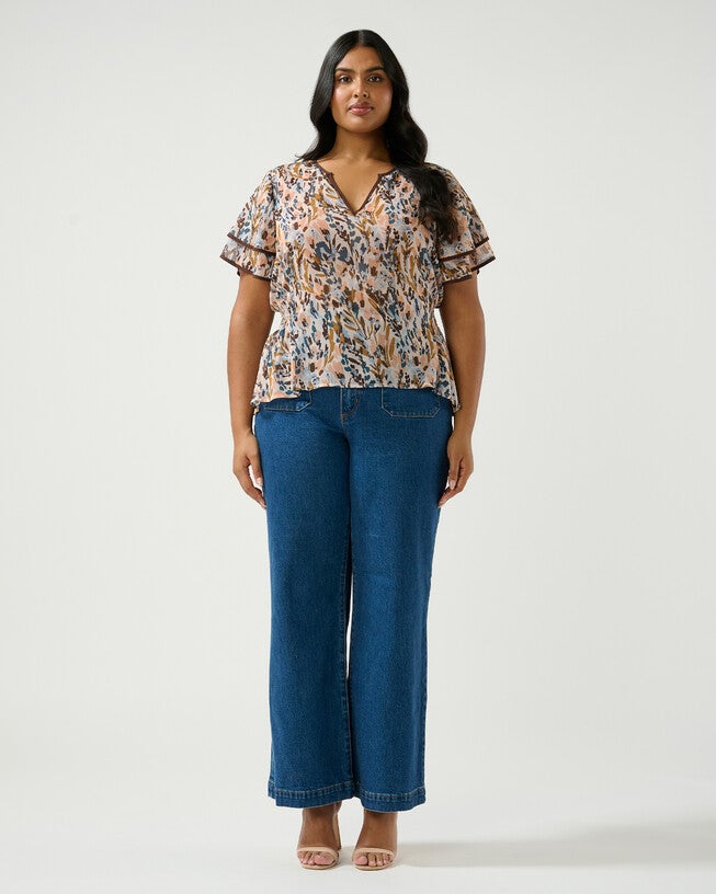 Bellarosa Top, Coral Reef / Pink, hi-res image number null