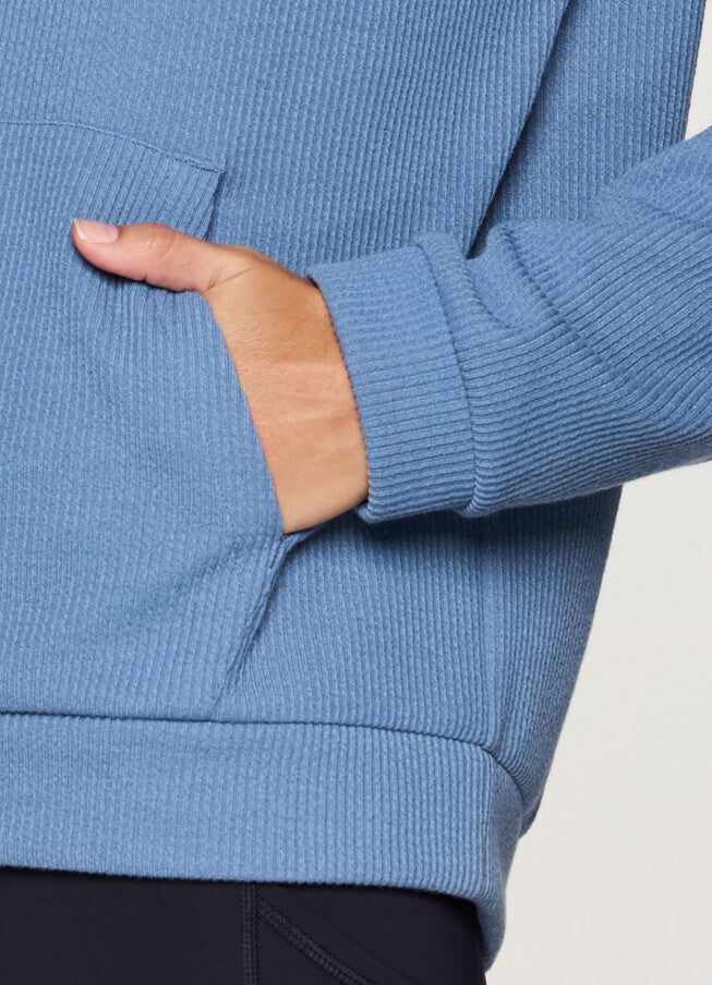 Plus Harbor Textured Pullover, Blue / Dusty Blue, alternate image number null