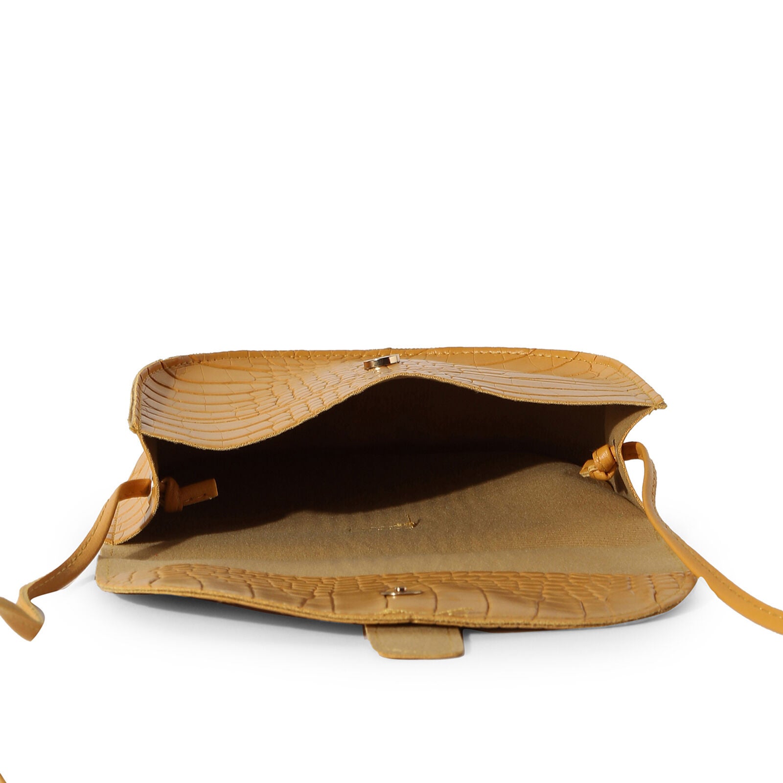 Haute Sauce Women's Croc Curve Sling Bag, Yellow / Yellow, alternate image number 4