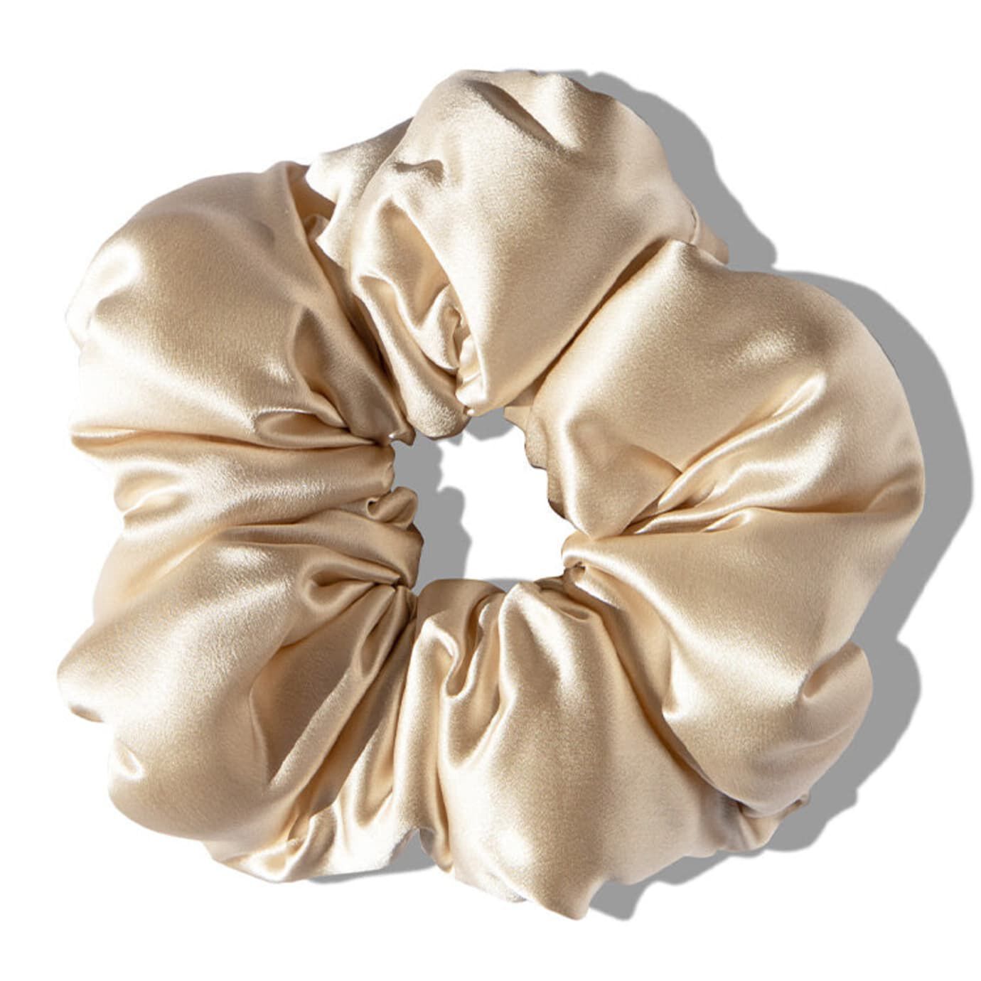 Padded XXL Scrunchie, Dusty Gold / Gold, hi-res image number 0