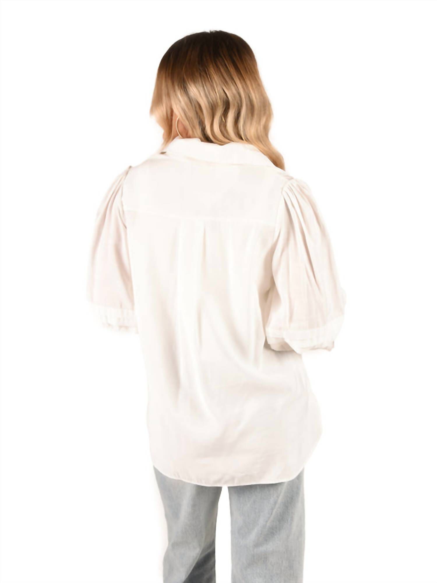 OXFORD SHIRT IN LINEN WHITE, , alternate image number 5