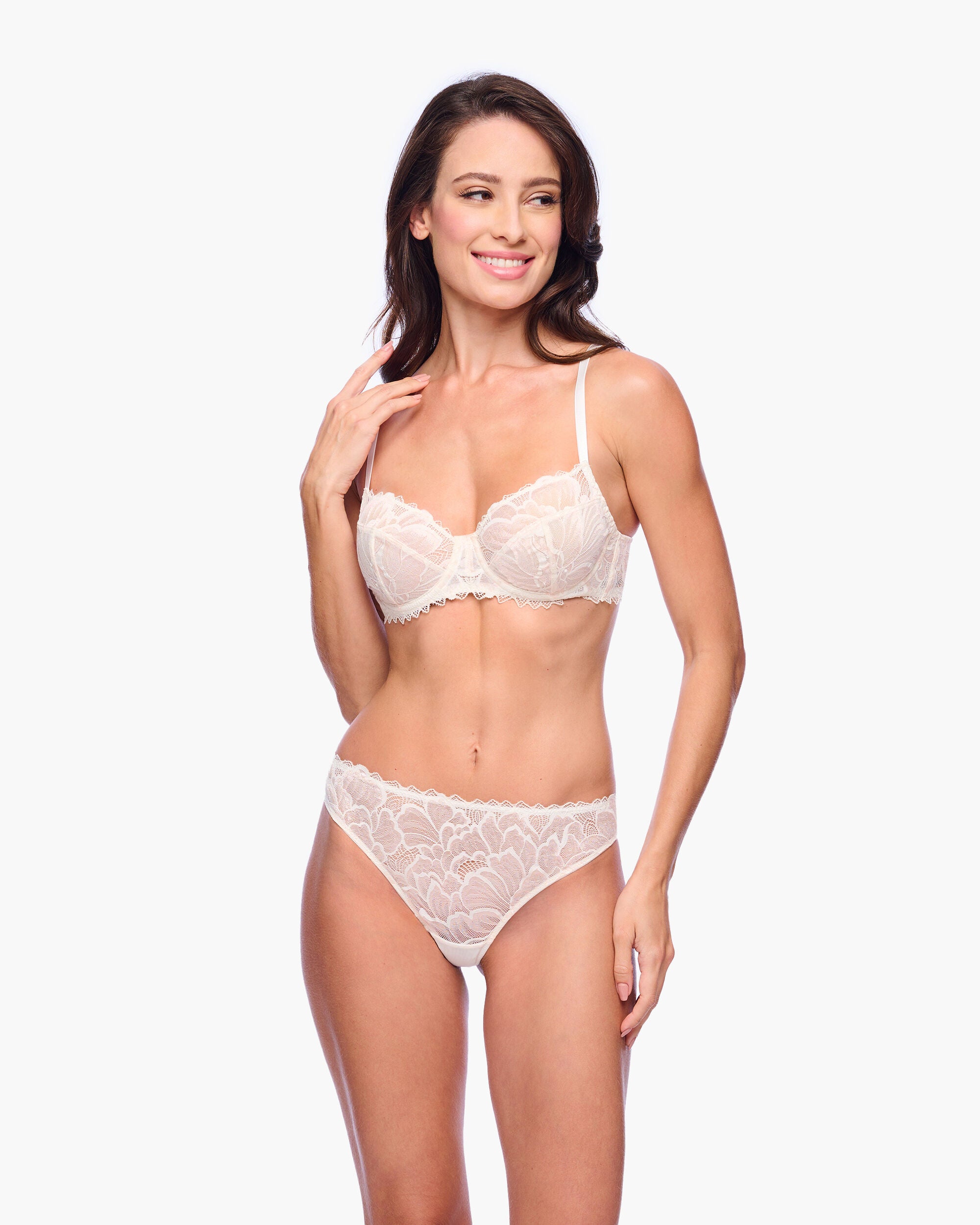 Encantata Thong, Moon IvoryPink Lilly / Ivory, hi-res image number 0