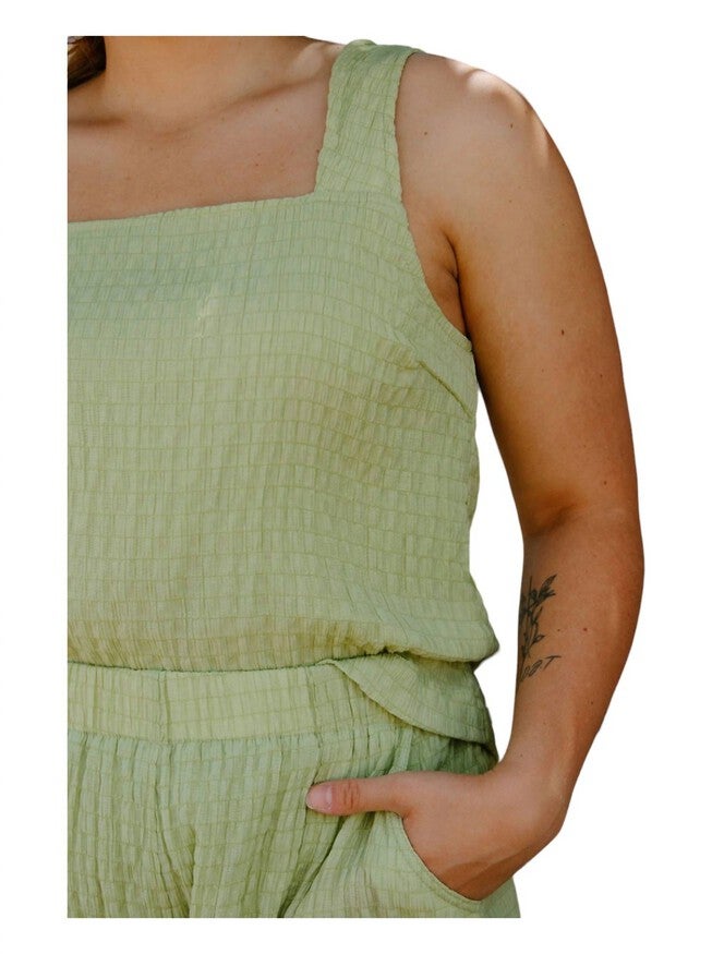 SHIRRED SET, Lime / Light Green, alternate image number null