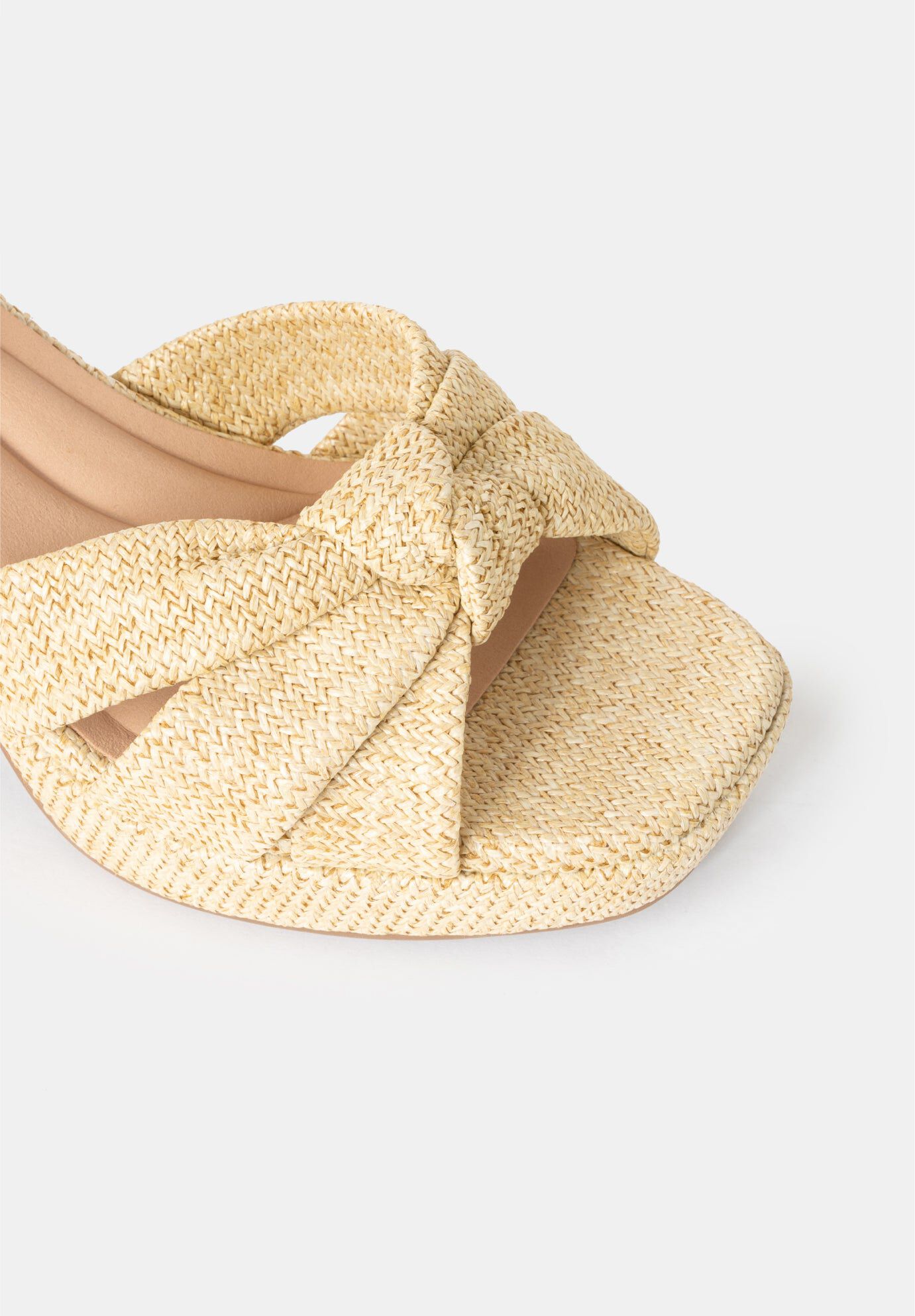 Daisy Vegan Platform Heels, Natural / Beige, alternate image number 2