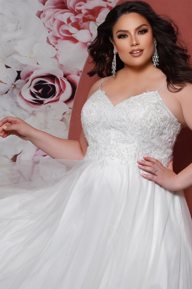 DALIA WEDDING DRESS, Ivory / Ivory, alternate image number null