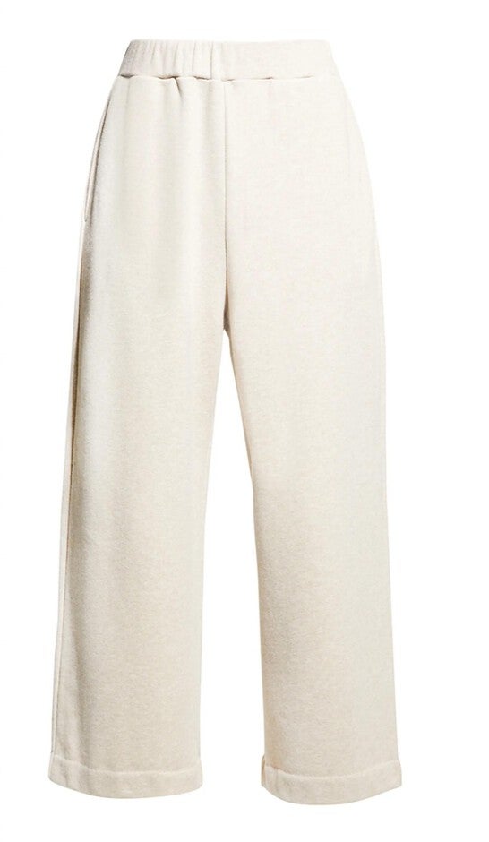 Cropped Sweatpants in White Sand, , alternate image number 2