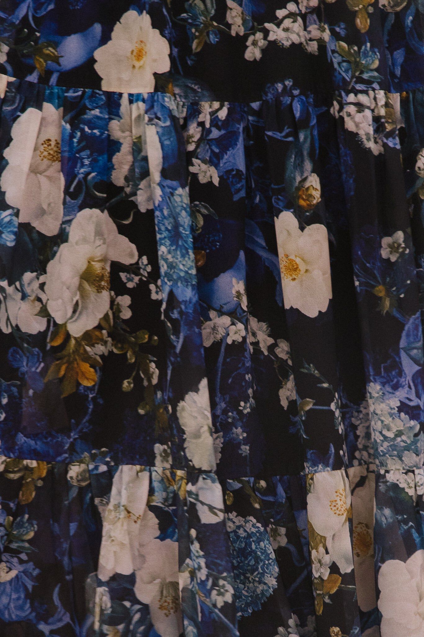 Cordelia Dress, Winter Rose Garden / Navy, alternate image number 6