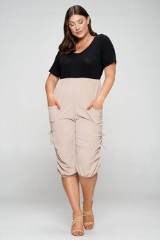 ELIZA COLORBLOCK JUMPSUIT