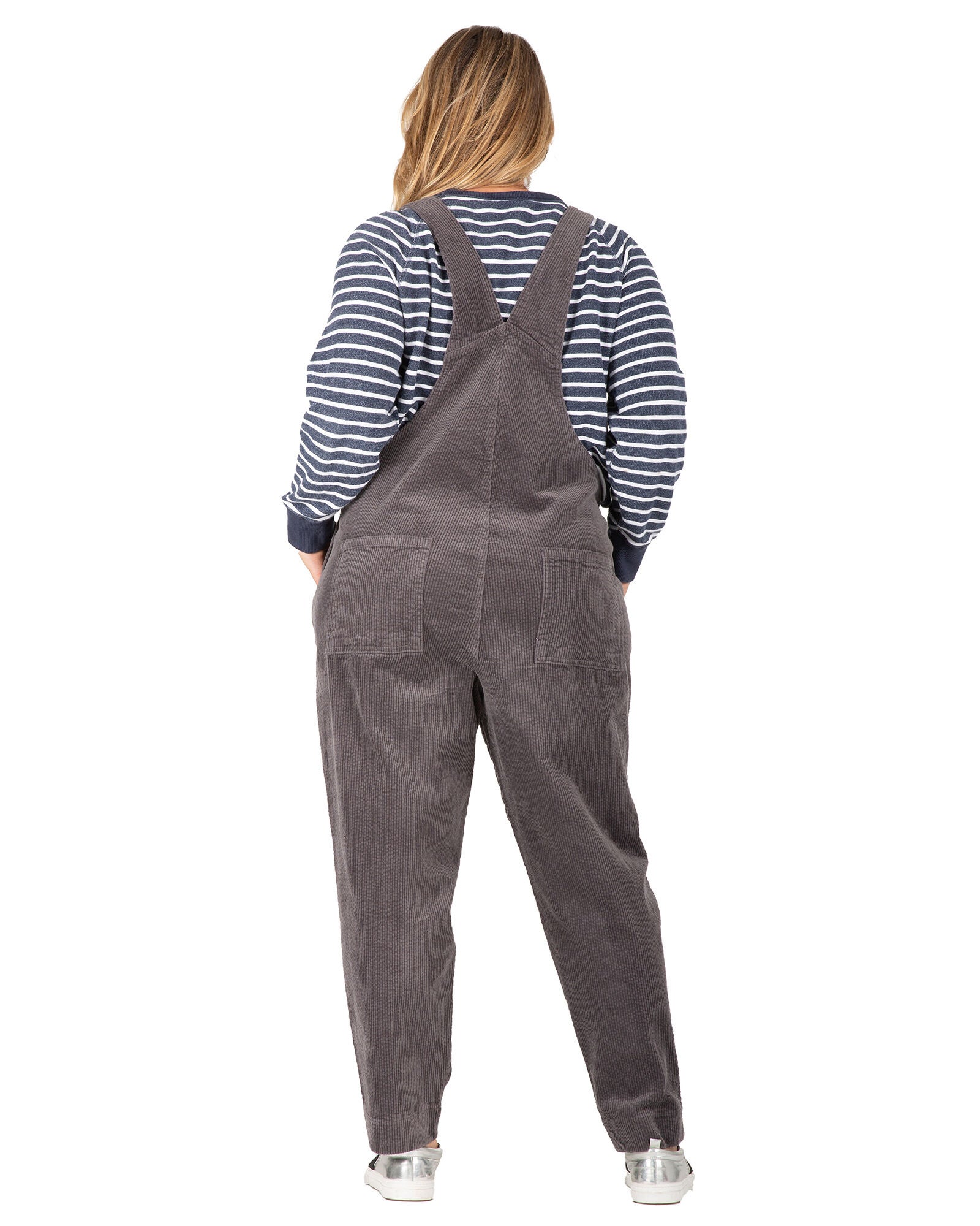 Harper Women&#39;s Corduroy Casual Overall, Charcoal / Charcoal Grey, alternate image number 2