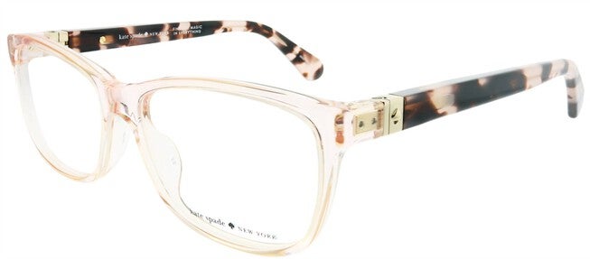 CALLEY RECTANGLE PLASTIC EYEGLASSES IN PINK HAVANA, Pink Havana / Pink, hi-res image number null