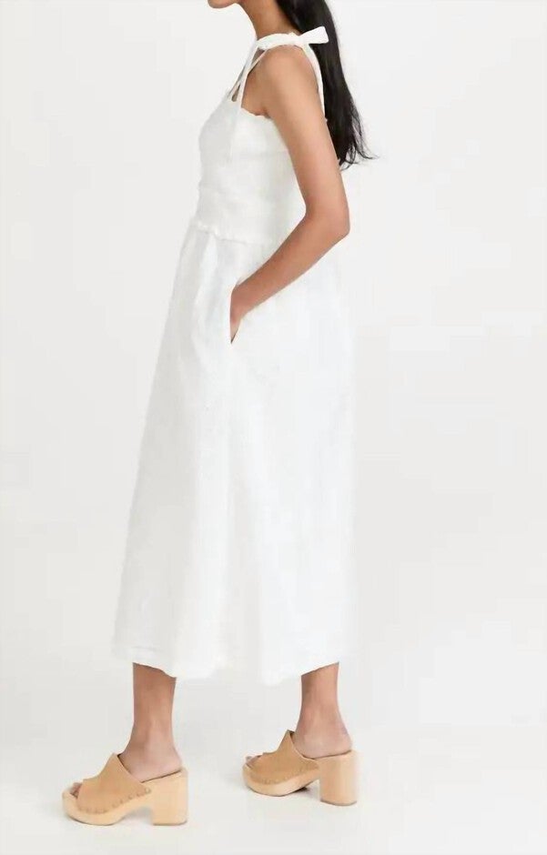 LOVE LETTERS MAXI DRESS IN WHITE, White / White, alternate image number null