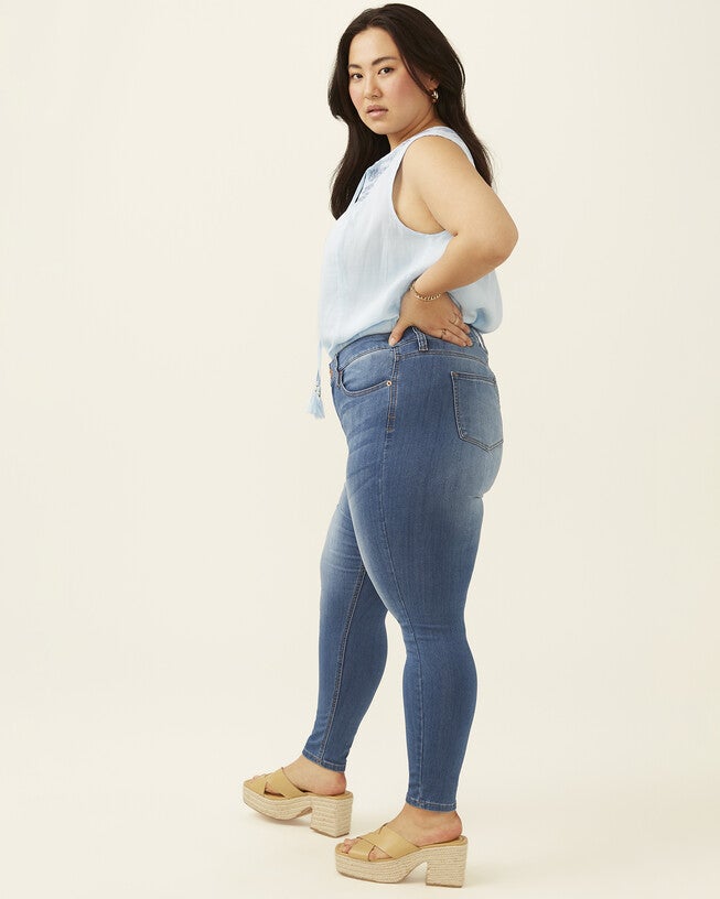 Leroy Skinny Ankle Jean, Light Wash / Light Wash, alternate image number null