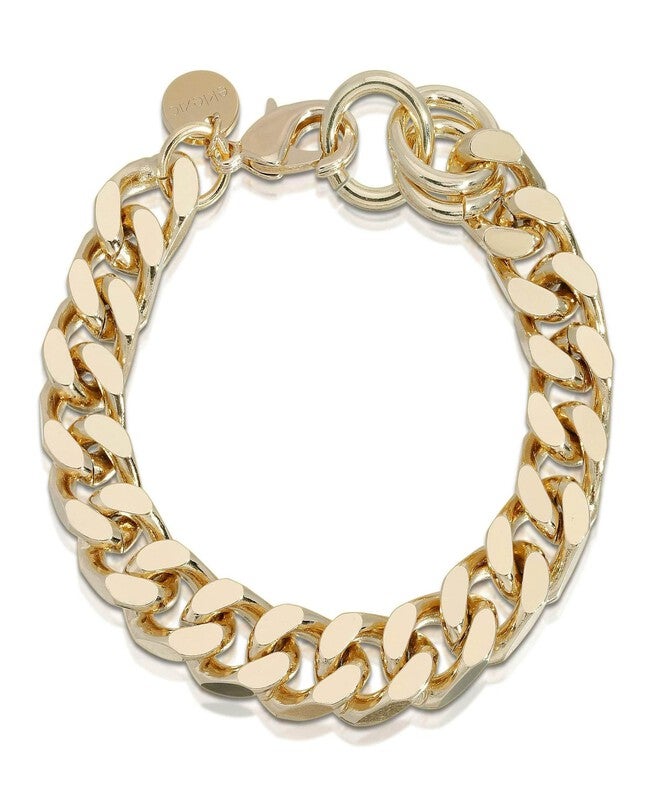Taraji Bracelet 8 inches Gold, Gold / Gold, hi-res image number 0