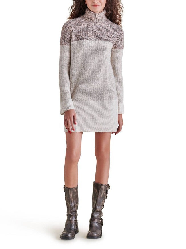 MEGHAN SWEATER DRESS IN OATMEAL, Oatmeal / Beige, hi-res image number null