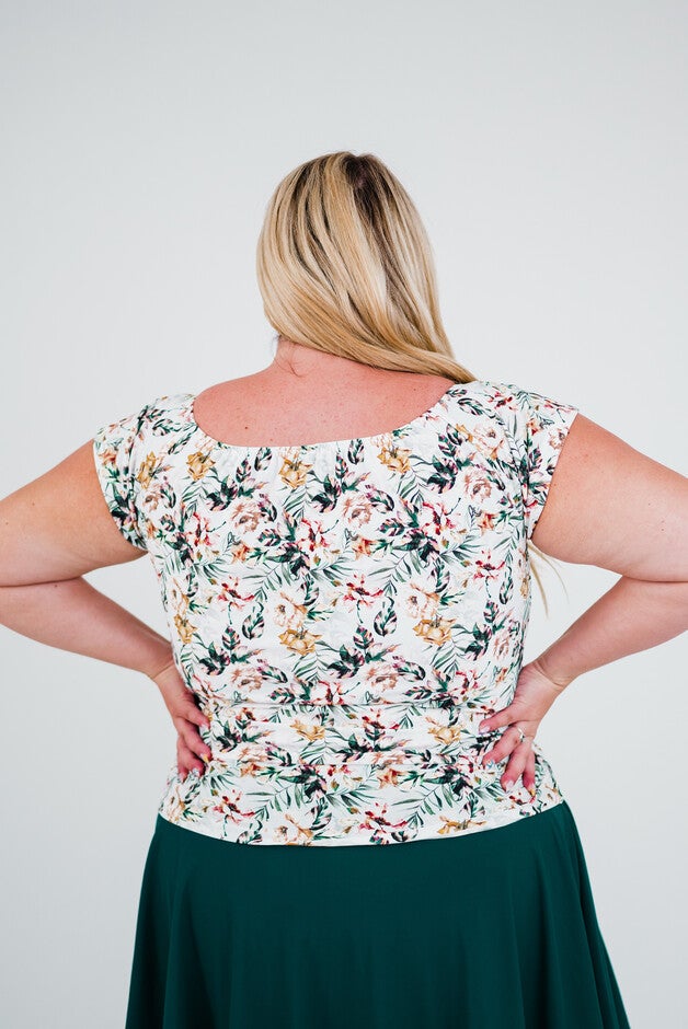 Zoey Crop Swim Top, , alternate image number null