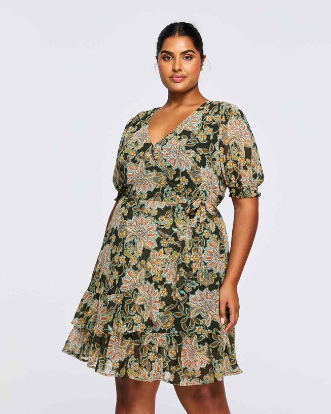 Boho Beauty Wrap Dress, , alternate image number 6