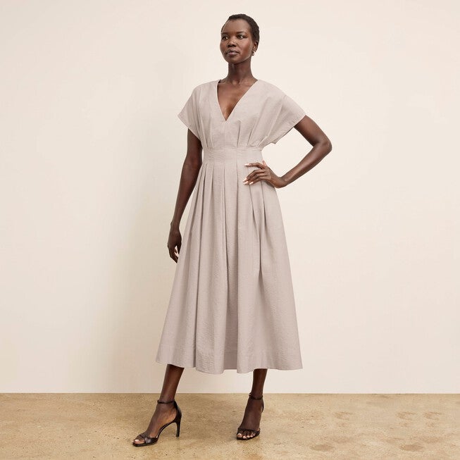 Jelina Summer Friday Dress - Voile, Quartz / Light Grey, alternate image number 1