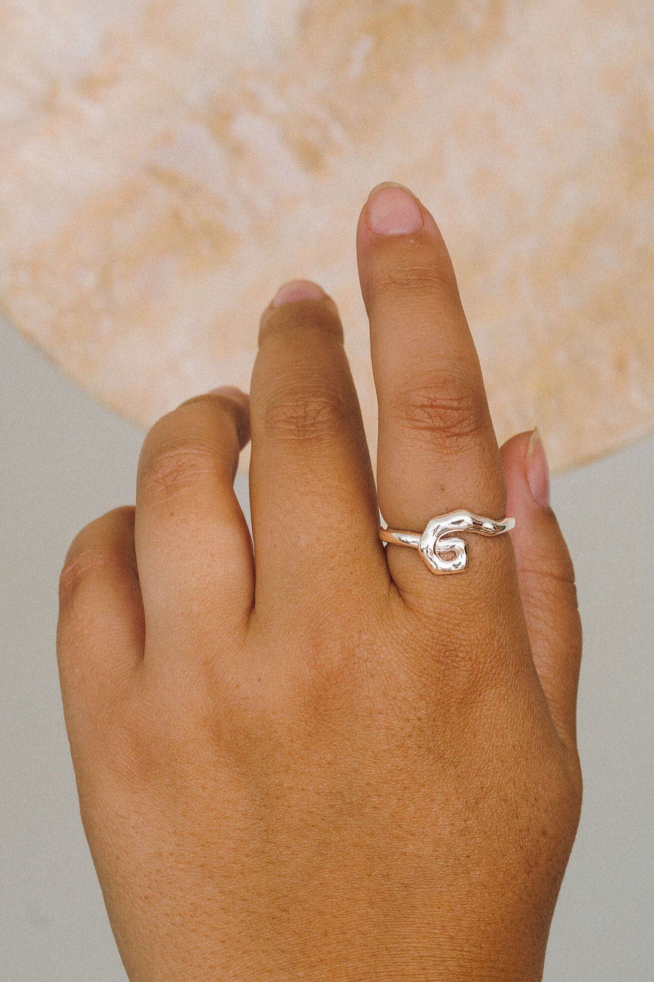 The Sacred Spiral Ring | Silver, Silver / Silver, alternate image number 1