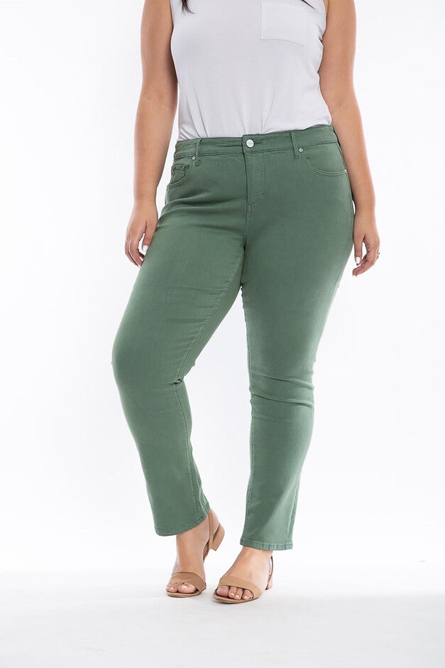 Mid Rise Slim - Myrtle, MYRTLE / Sage Green, alternate image number 1