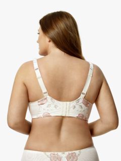 Glamour Embroidery Underwire Bra, Antique White / Ivory, alternate image number 1