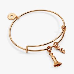 Bridal Gown Duo Charm Bangle
