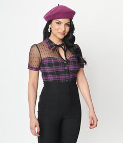 Plaid Plus Size Tops