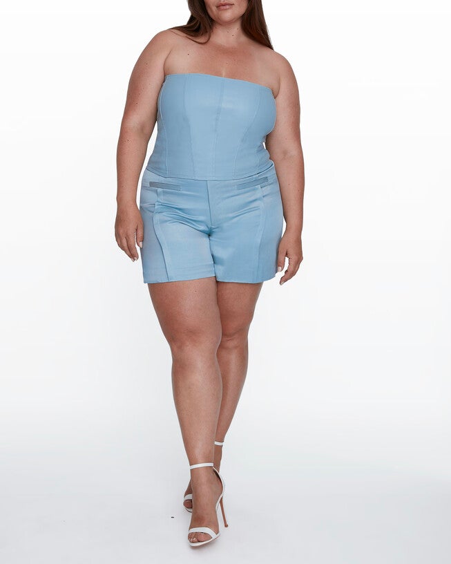 Archer Stretch Leather Bustier, , alternate image number 5