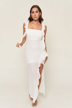 Maria Asymmetrical Lace Dress