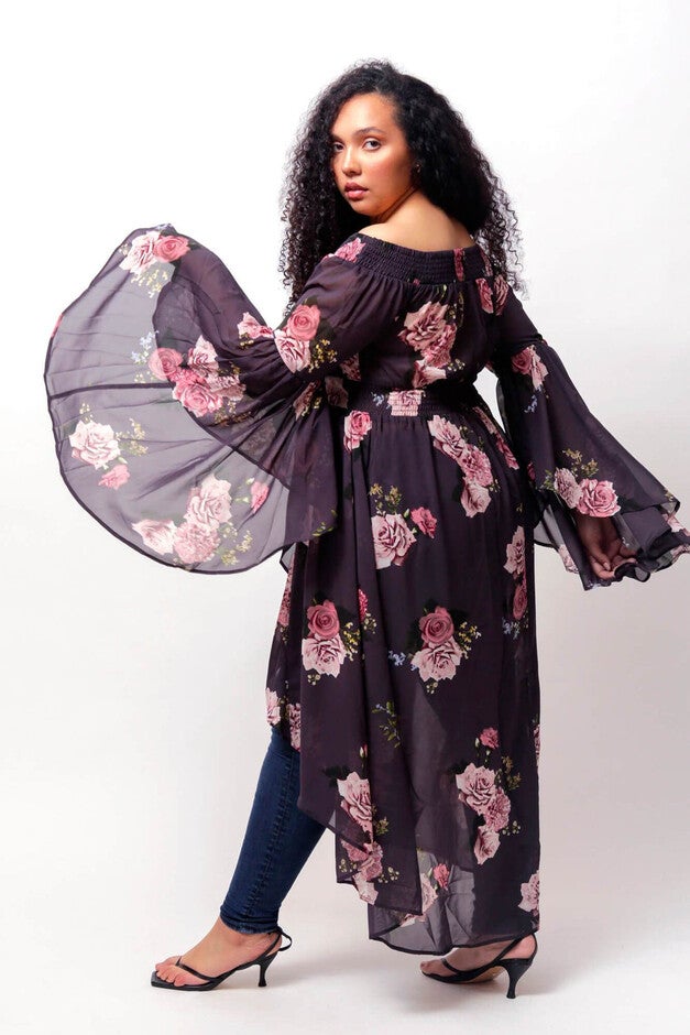 Romance Off The Shoulder Duster, , alternate image number 4