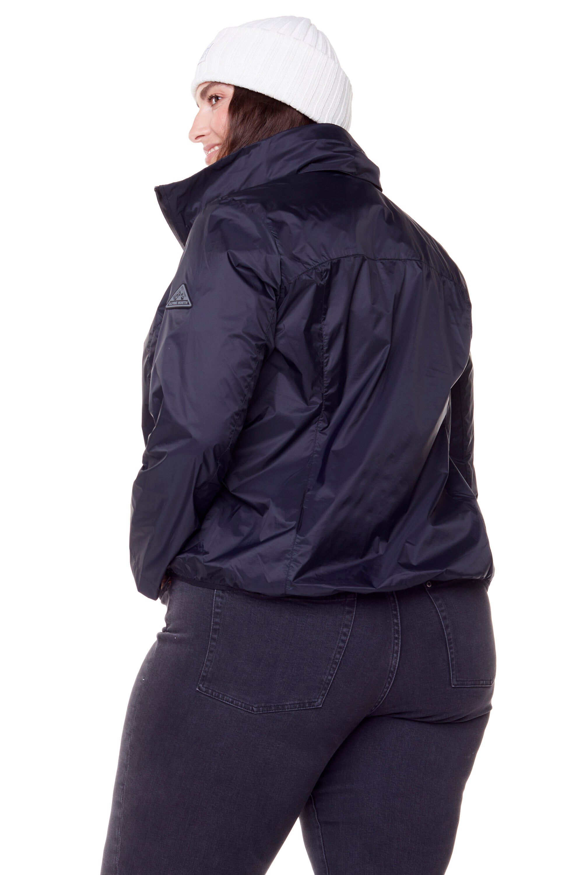 Women&#39;s Plus Size - PELLY | Recycled Ultralight Windshell Jacket, Black / Black, alternate image number 2