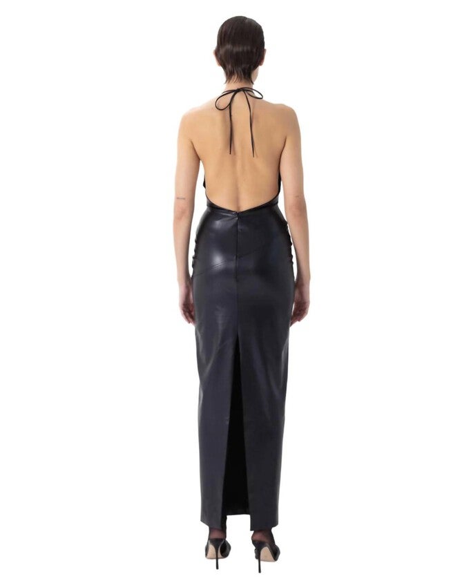 DANZ DRESS IN BLACK, Black / Black, alternate image number null