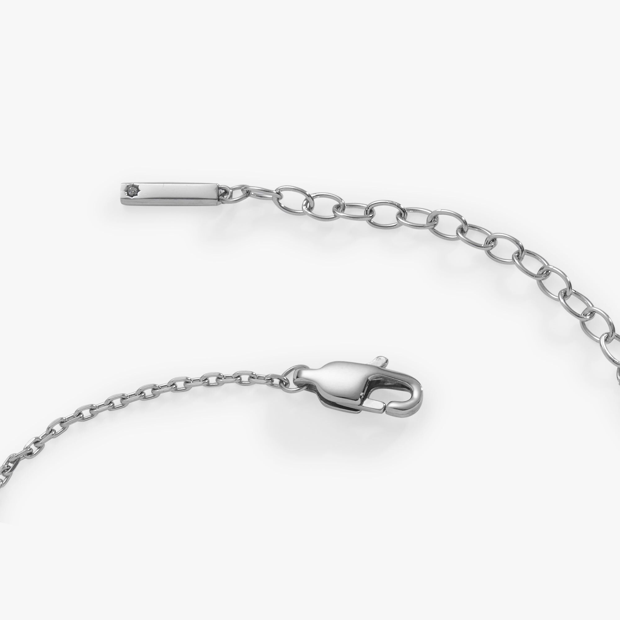 &quot;Let Your Dreams Sail&quot; Inline Bracelet, Silver / Silver, alternate image number 2