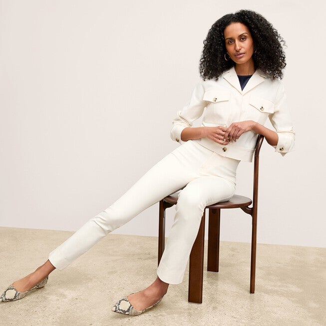 Hockley Jean - Eco Better Than Denim, Tusk / Ivory, alternate image number 1