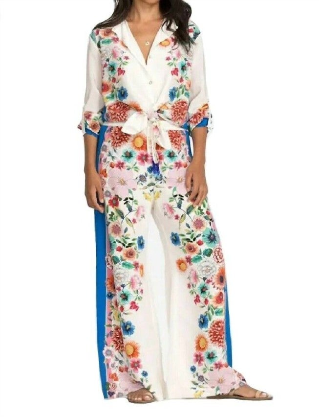 KAILANI EASY PANT IN MULTI, Multi / White, hi-res image number 0