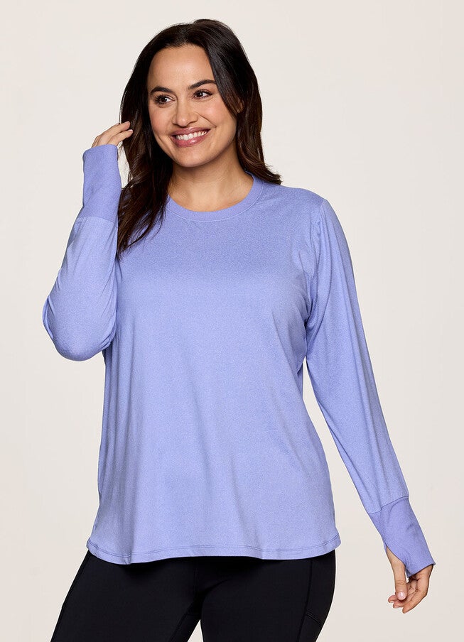 Plus Studio Super Soft Tunic Tee, Purple / Purple, hi-res image number null