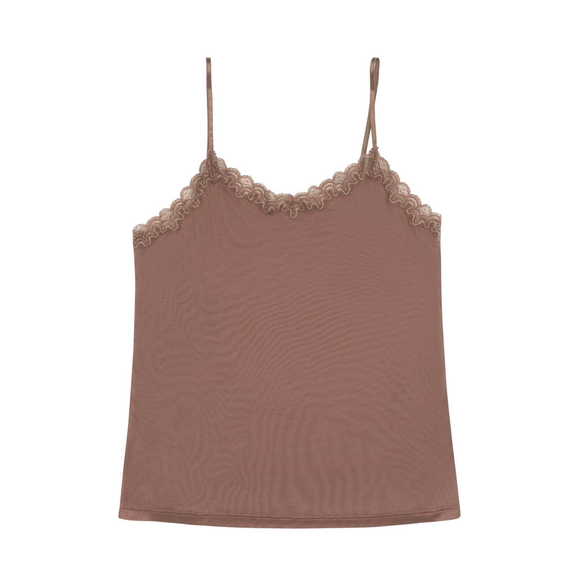 Soft Silk Camisole, Toffee / Brown, hi-res image number 0