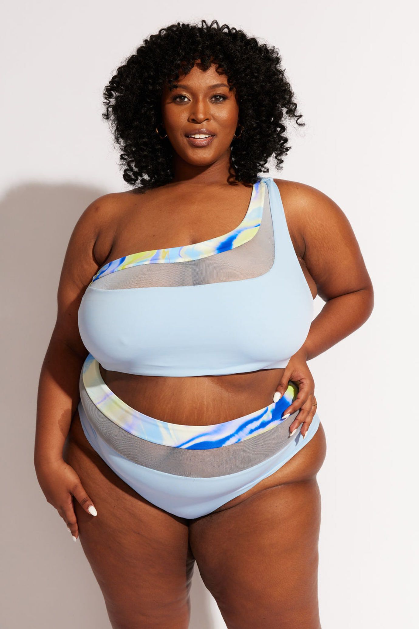 Polyester Crop Tops | Dia & Co