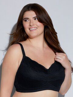 Ally Bralette, Black / Black, hi-res image number 0