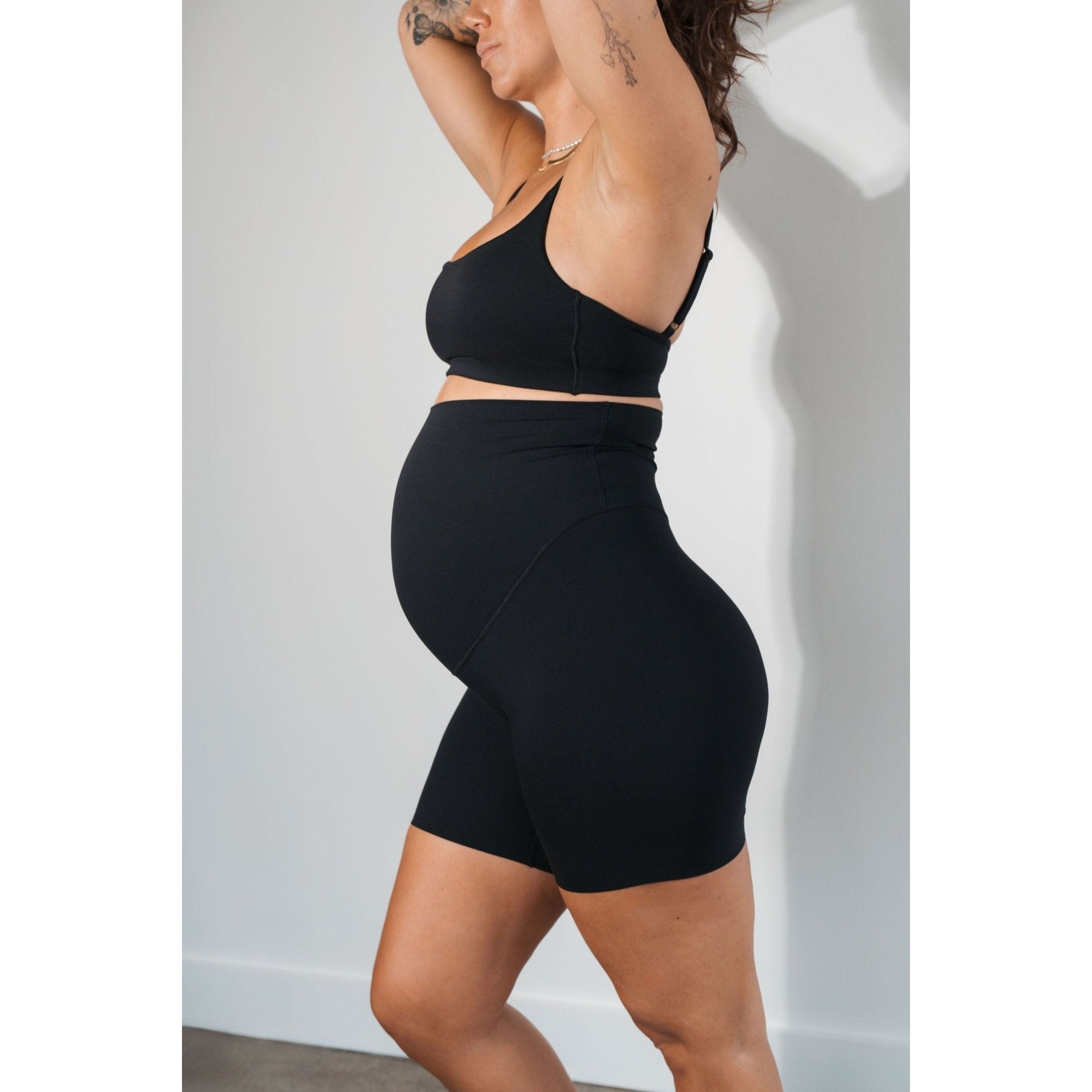 Cloud II Maternity Rider Short, Midnight / Black, alternate image number 2